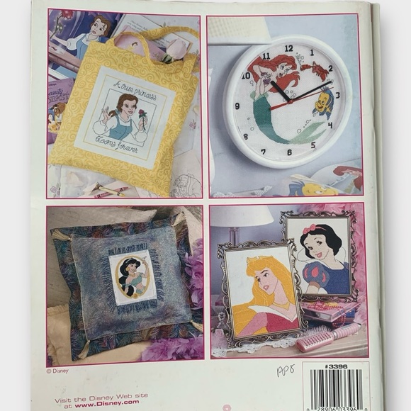 Vintage Disney Cross Stitch Mickey Mouse and Princess Collection Pattern Books - Picture 7 of 10